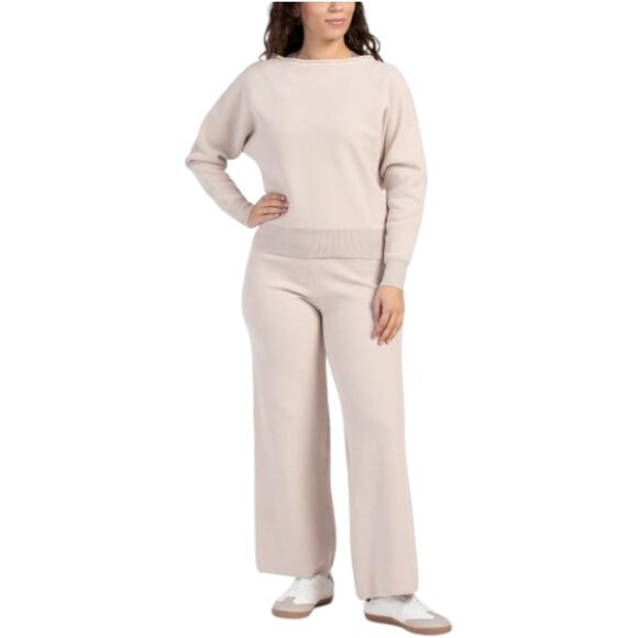 Rachel Zoe Pants - RACHEL ZOE 2pc Long Dolman Sleeve Pull Over Sweater And Pants Set